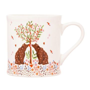 Cath Kidston Oh My Heart Bears Mollie Mug