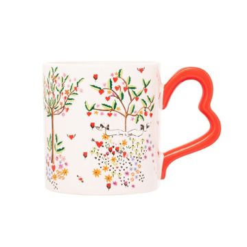 Cath Kidston Oh My Heart Handle Mug
