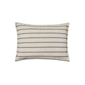 Chalk Arthur Large Oblong Cushion - Stitched Stripe