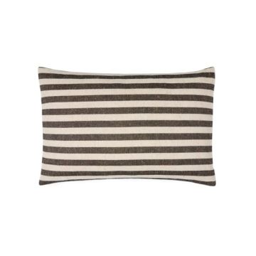 Chalk Arthur Large Oblong Cushion - Coffee/Cream