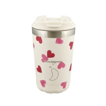 Chilly’s Emma Bridgewater Pink Hearts Coffee Cup 340ml