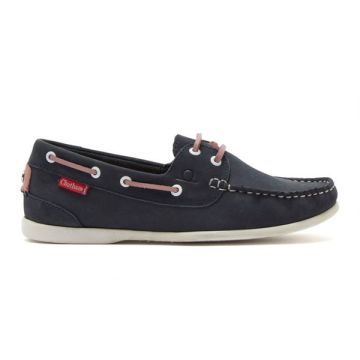 Penang Boat Shoe Navy/Pink
