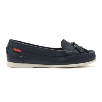Pulau Tassel Loafer Navy 7