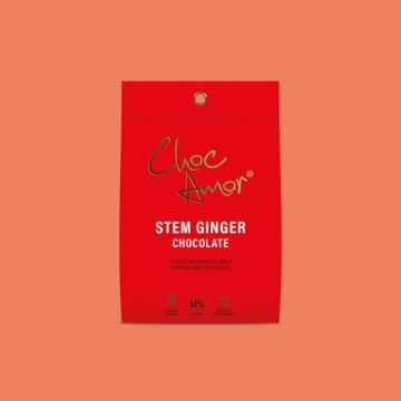 Choc Amor Stem Ginger 90g