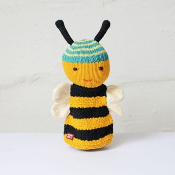 ChunkiChilli Bee Knitted Hand Puppet