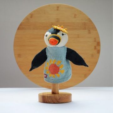 ChunkiChilli Puffin Knitted Hand Puppet