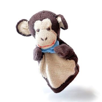 ChunkiChilli Monkey Knitted Hand Puppet