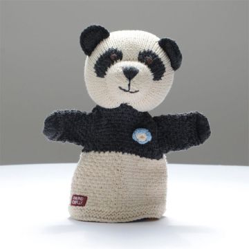 ChunkiChilli Panda Knitted Hand Puppet
