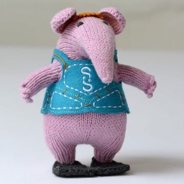 ChunkiChilli Clanger 'Small' Hand Knitted Soft Toy