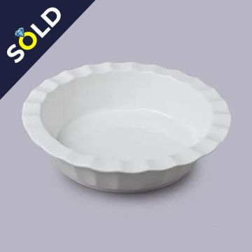 W.M.Bartleet & Sons Crinkle Pie Dish Deep Fill (23x7cm)