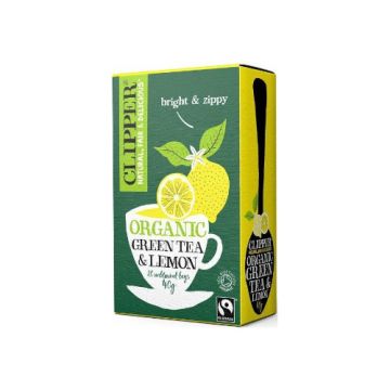 Clipper Organic Green Tea Lemon Tea 20 Bags