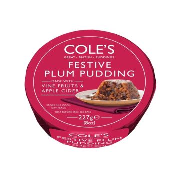 Coles Puddings Festive Plum 227g