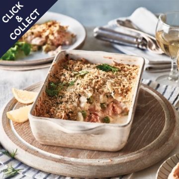 Cook Salmon & Asparagus Gratin Serves 1