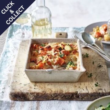 Cook Smoked Haddock & Bacon Gratin Serves 1