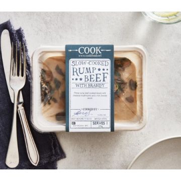 Cook Slow-cooked Rump Beef with Brandy Serves 2