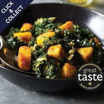 Cook Saag Paneer Serves 2