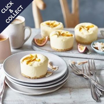 Cook Mango & Passion Fruit Cheesecake Serves 2