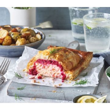 Cook Salmon Wellington Serves 2