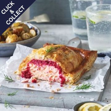 Cook Salmon Wellington Serves 2