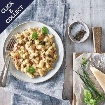 Cook Mac Cheese with Ham & Cauliflower Serves 1