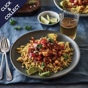Cook Roasted Vegetable and Chickpea Curry Serves 1