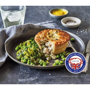 Cook Spring Chicken & Asparagus Pie Serves 1