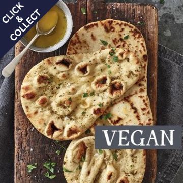 Cook Garlic & Coriander Naan Serves 2