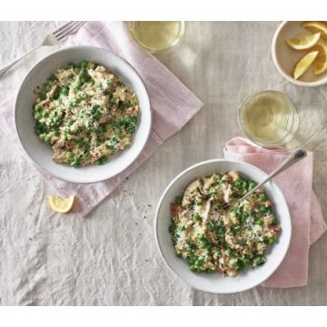 Cook Chicken, Pea & Bacon Risotto Serves 1