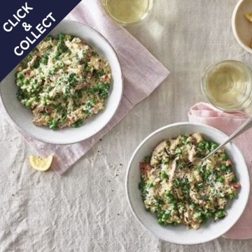 Cook Chicken, Pea & Bacon Risotto Serves 1