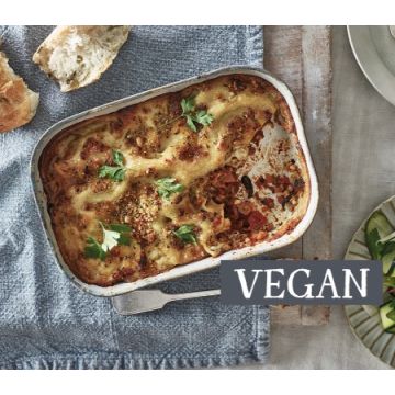Cook Wild Mushroom & Aubergine Lasagne Serves 1