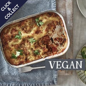 Cook Wild Mushroom & Aubergine Lasagne Serves 1