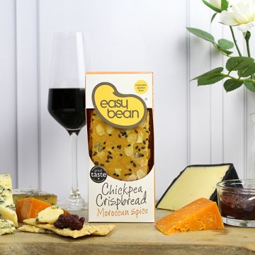 Easy Bean Chickpea Crispbread Moroccan Spice 110g