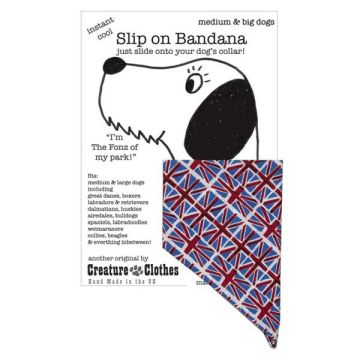 Creature Clothes Slip On Bandana Union Jack