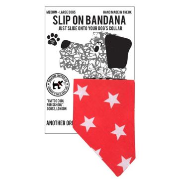 Creature Clothes Slip On Bandana Big Red Star M/L