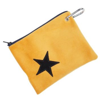 Creature Clothes Treats Pouch Black/Yellow Star One Size
