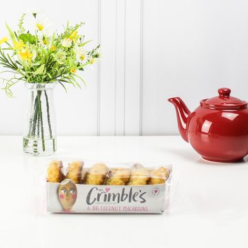 Mrs Crimbles 6 Large Coconut Macaroons 195g
