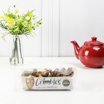 Mrs Crimbles 6 Large Chocolate Macaroons 195g
