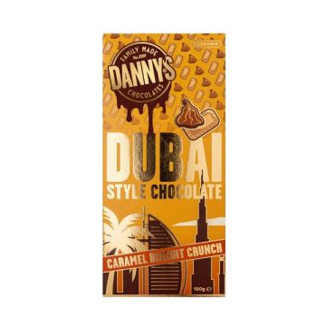 Danny's Dubai Style Chocolate Caramel Biscuit Crunch Bar 190g