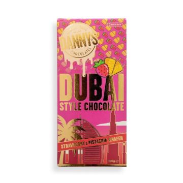 Danny's Dubai Style Strawberry & Pistachio Knafeh Chocolate Bar 190g