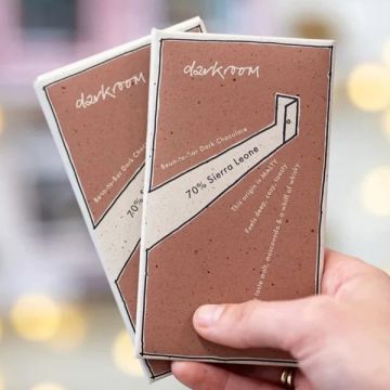 Darkroom Chocolate Sierra Leone 70% Dark Craft Chocolate Bar 50g