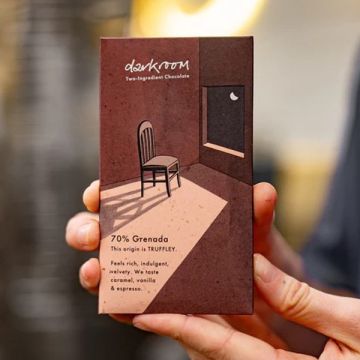 Darkroom Chocolate 70% Granada Chocolate Bar 50g