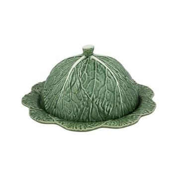 Bordallo Pinheiro Cabbage Cheese Tray Natural 