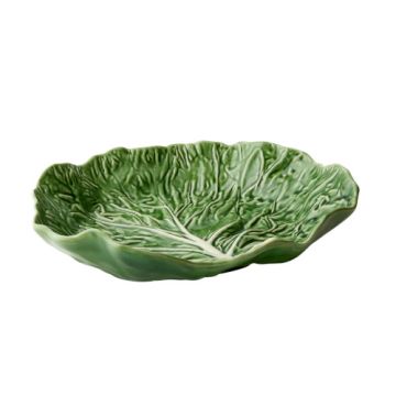 Bordallo Pinheiro Cabbage Salad Bowl Natural 32.5cm