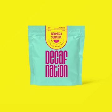 Decafnation Indonesia Sumatra Coffee Wholebean 250g