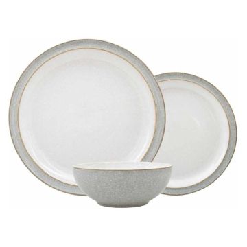 Denby Elements Light Grey 12 Piece Tableware