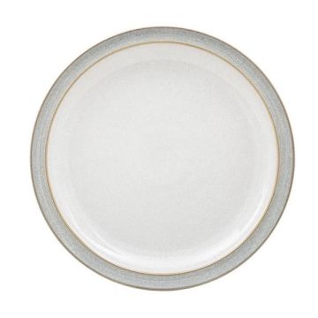 Denby  Elements Light Grey Dinner Plate