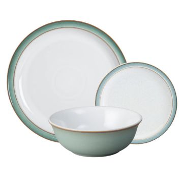 Denby Regency Green 12 Piece Tableware Set
