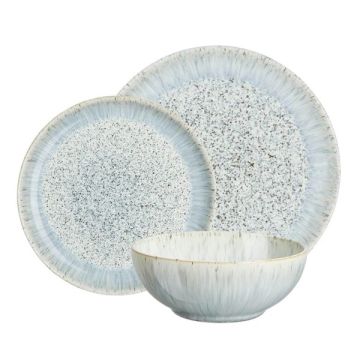 Denby Halo Speckle 12 Piece Coupe Set