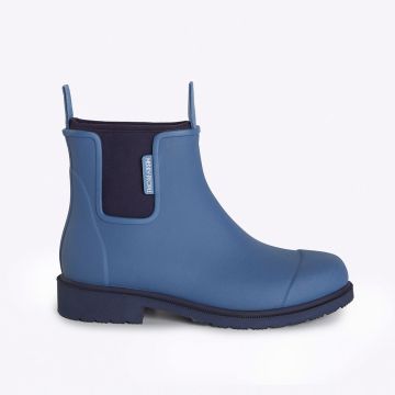 Merry People Bobbie Wellington Boot Denim Blue 5