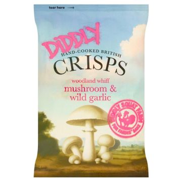 Diddly Squat Mushroom & Wild Garlic Crisps 150g